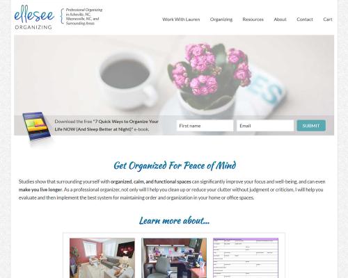 web-design Ellesee-Organizing new