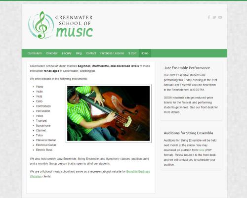 web-design Greenwater
