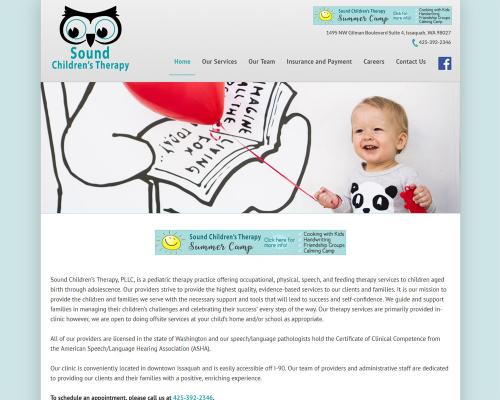 web-design Sound-Childrens-Therapy